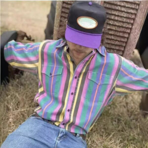 Lapel Casual And Comfortable Men's Long Shirt