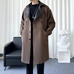 Youth Stylish Men's Handsome Versatile Trench Coat