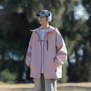 Men's New Casual Versatile Loose Sports Hooded Jacket